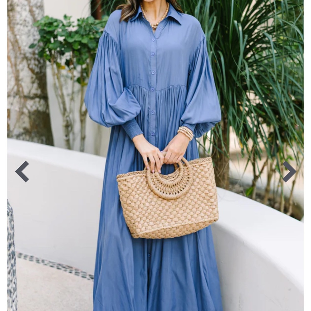 Nothing But The Best Blue Maxi Dress